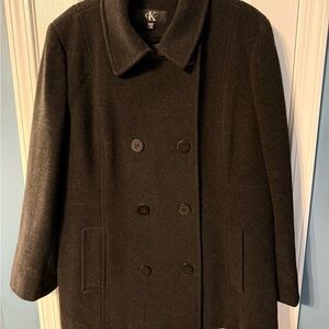 Calvin Klein Women's Classic Black Peacoat
